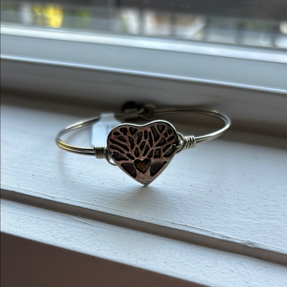 Luca + Danni Silver Heart Bracelet